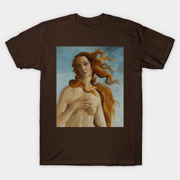 Venus after Botticelli T-Shirt by Ricardo77